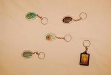 Set of 5 Islamic Keychains