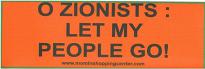 O Zionists Let My People Go